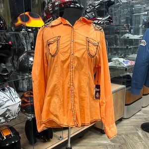 Roar Polished Orange Women’s Top